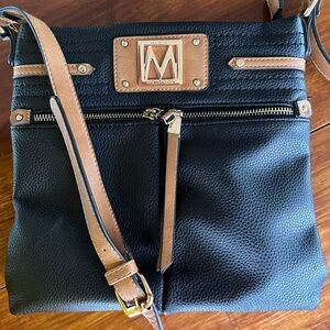 EUC MIA K Black Crossbody Bag with  Adjustable Strap